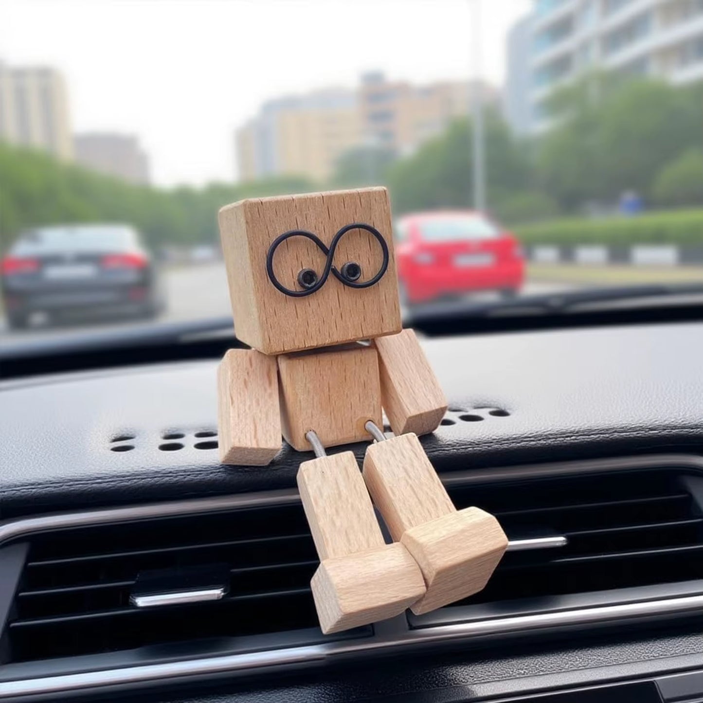 Creative Nodding Leg Puppet Car Interior Decoration Wobbly Leg Puppet Ornament Funny Dashboard Decor for Vehicle Interior Gift