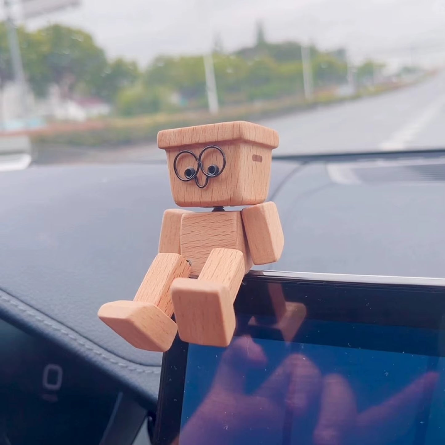 Creative Nodding Leg Puppet Car Interior Decoration Wobbly Leg Puppet Ornament Funny Dashboard Decor for Vehicle Interior Gift