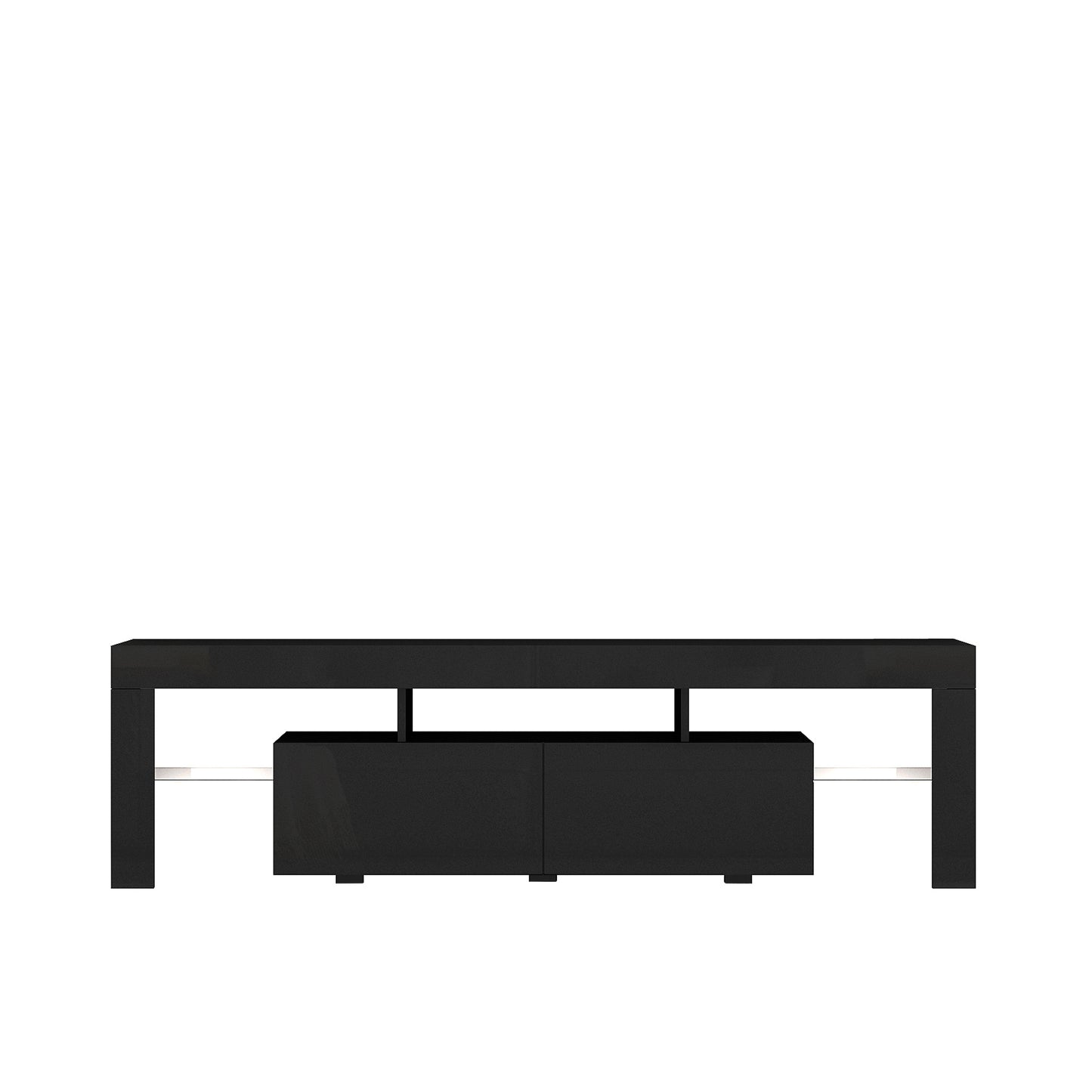 Wood Style TV Stand WIth LED