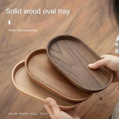Japanese Style Wood Tray – 2 Piece Wooden Serving Trays