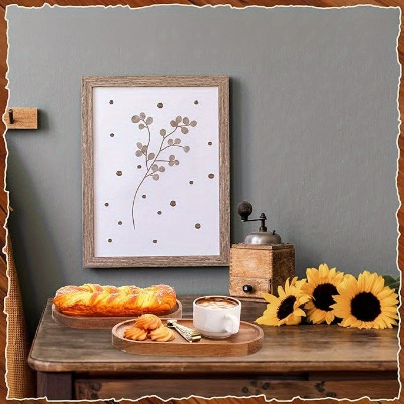 Japanese Style Wood Tray – 2 Piece Wooden Serving Trays