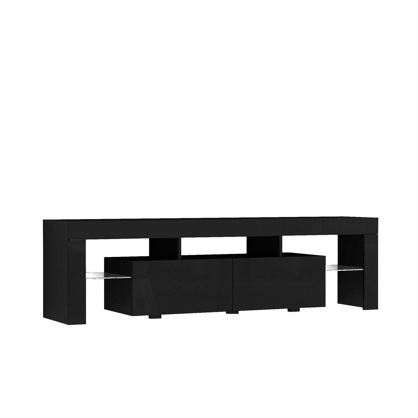 Wood Style TV Stand WIth LED