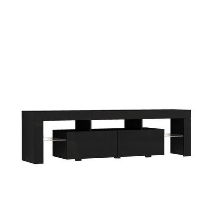 Wood Style TV Stand WIth LED