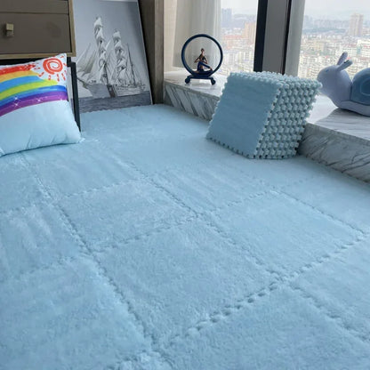 10/20Pcs Soft Plush Children'S Mat Baby Play Mat Baby Toys Eva Foam Puzzle Carpet in Children'S Room Keep Warm Playmat Floor Mat