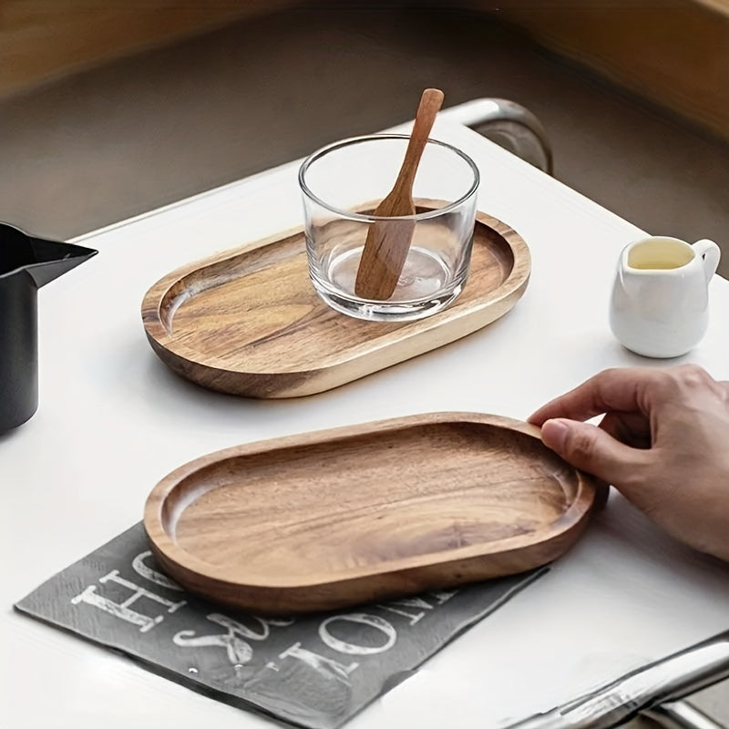 Japanese Style Wood Tray – 2 Piece Wooden Serving Trays