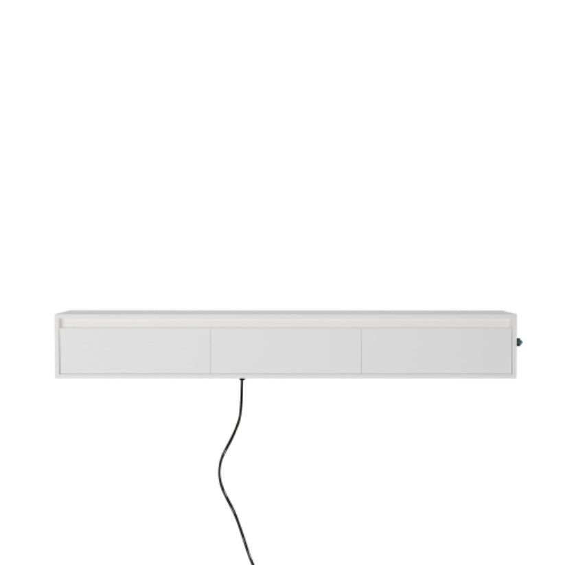 Floating TV Stand With LED and Pre-installed – Modern Wall Mounted TV Shelf