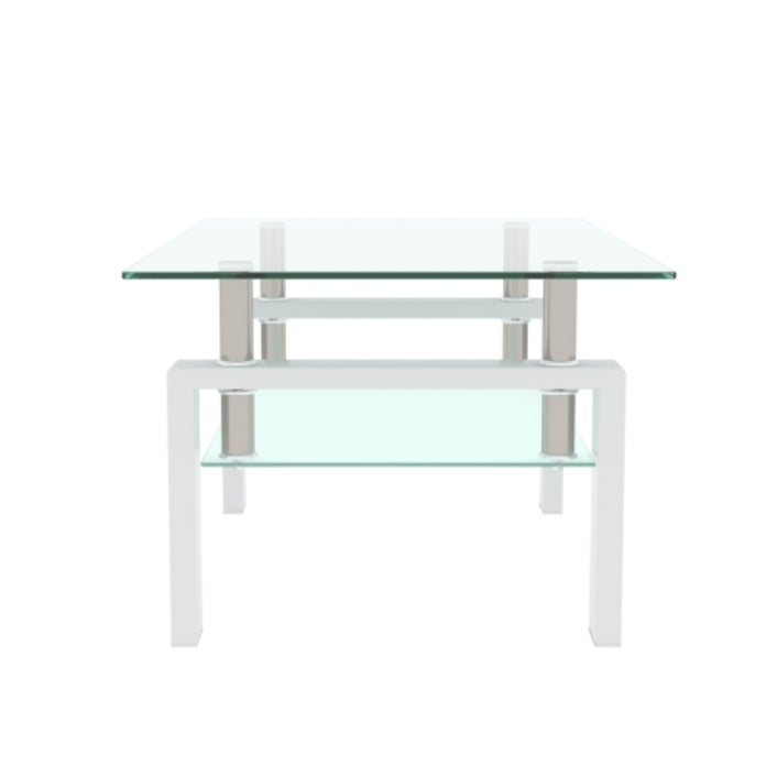 Sleek Glass Coffee Table – Modern Living Room Center Table