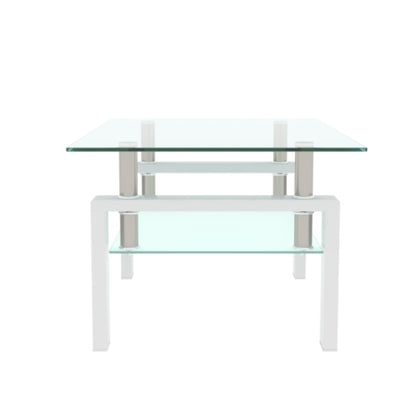 Sleek Glass Coffee Table – Modern Living Room Center Table