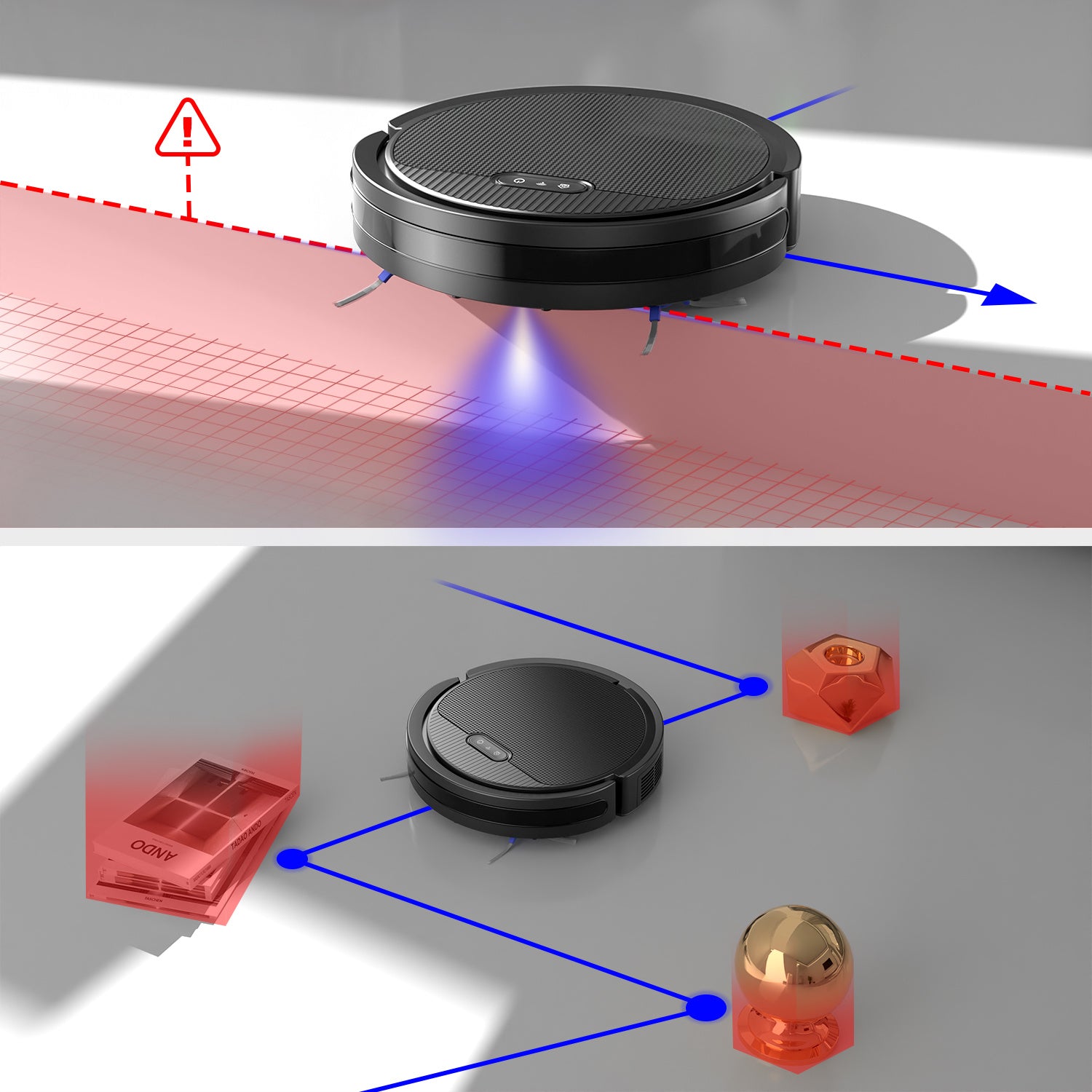 Smart Robot Vacuum – Automatic Cleaning Robot with App & Smart Navigation