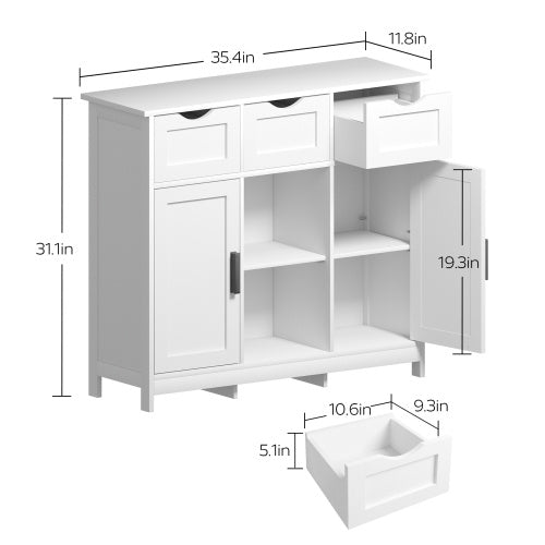 White Storage Cabinets Home Decor – Modern Storage Display Cabinet