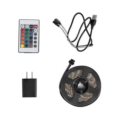 Wood Style TV Stand WIth LED